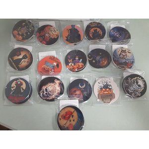 Halloween Wooden Earrings 16 pairs NEW